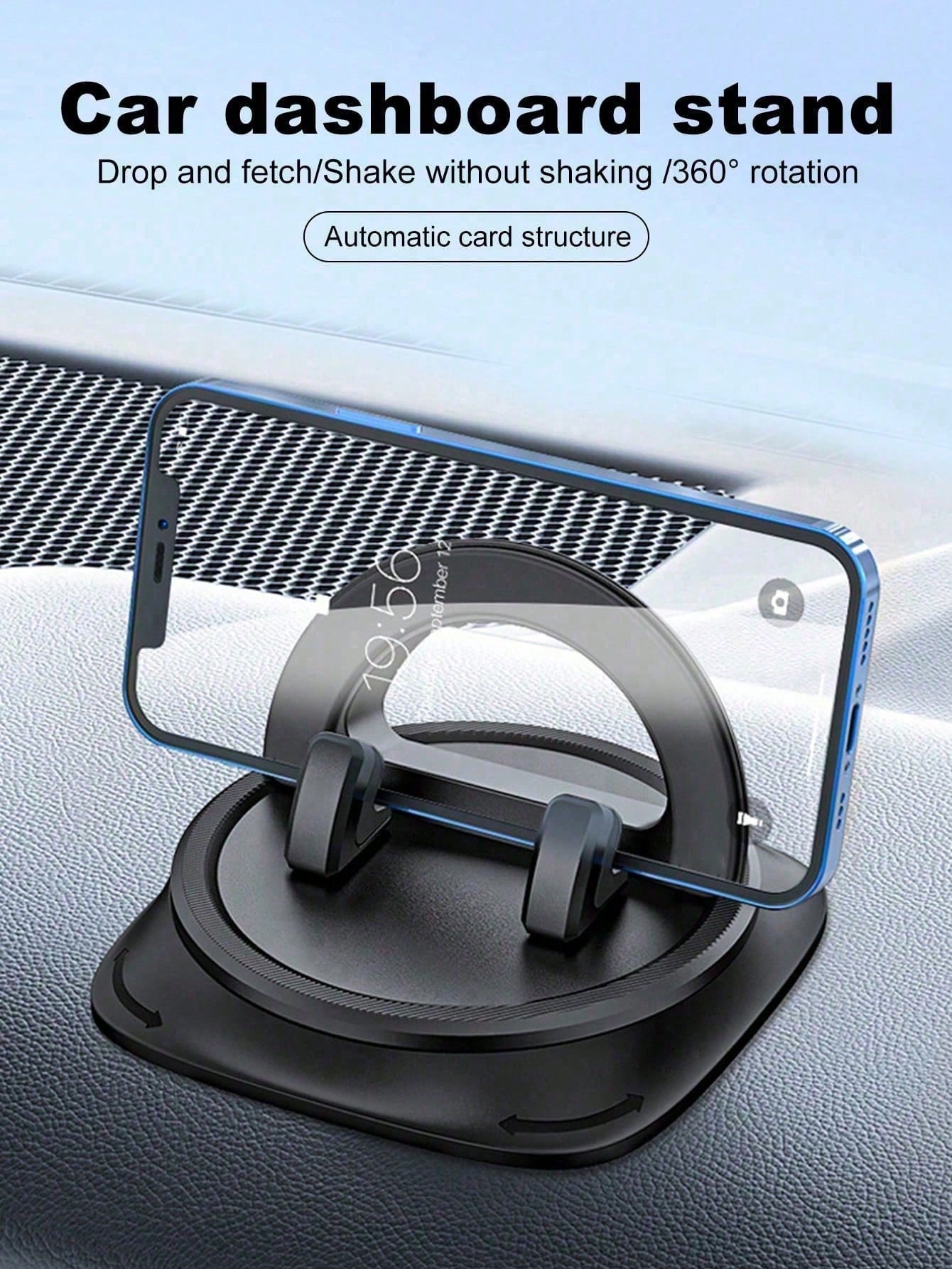 1pc Dashboard Navigation Bracket, Specialized Car Phone Holder Bracket, High-Grade Anti-Slip Mat Universal Fixation