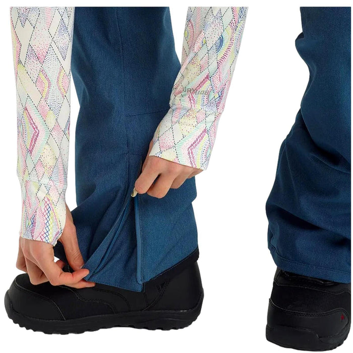 Burton Wb Vida Str Light Denim Pantaloni Snow Donna