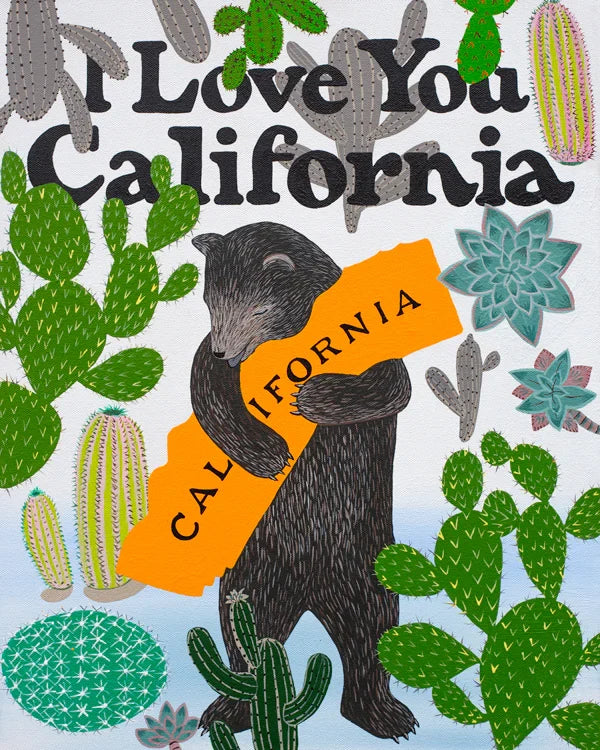 Cactus Bear Print