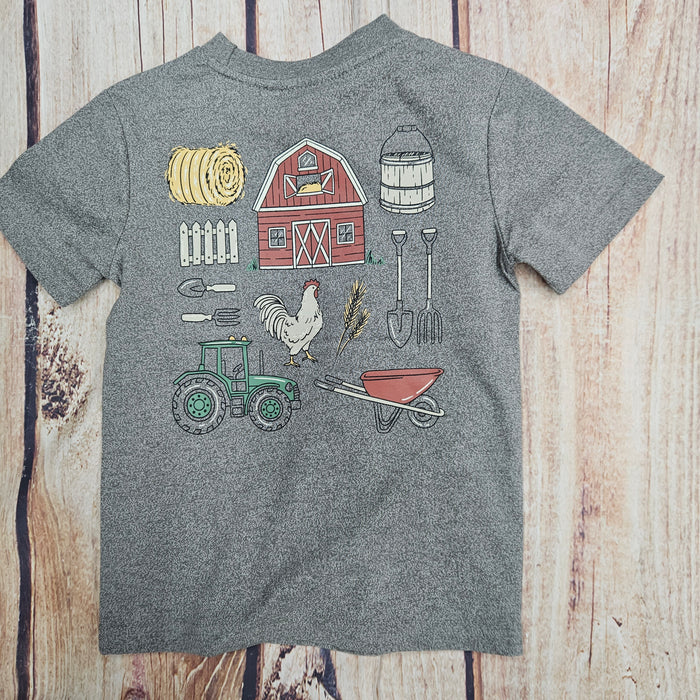 CR SPORTS BOYS FARM SS T-SHIRT