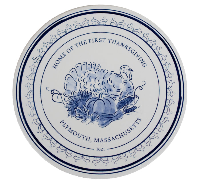 Delft Plymouth Turkey Plate