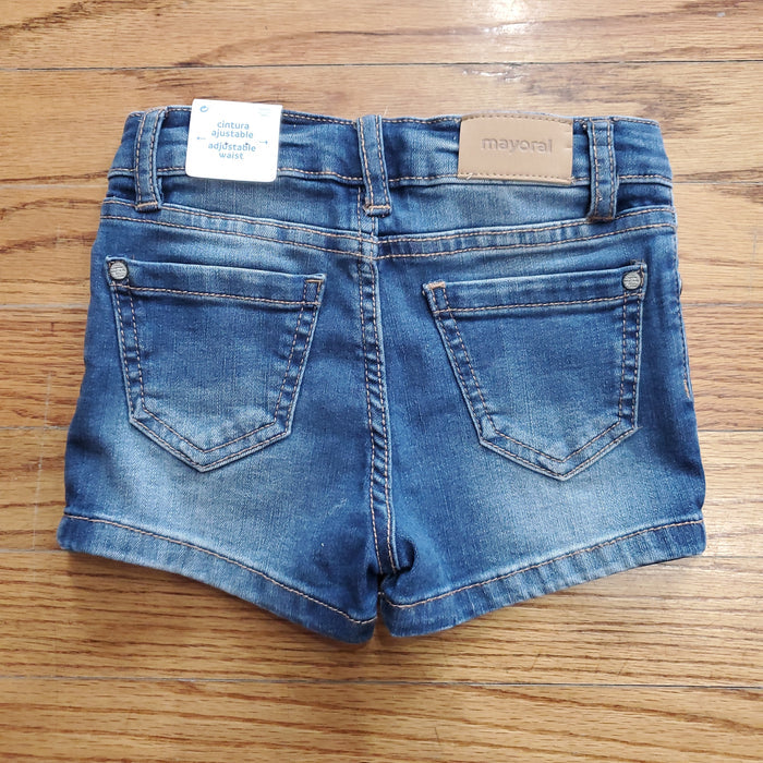 Mayoral Girls Denim Jean Shorts