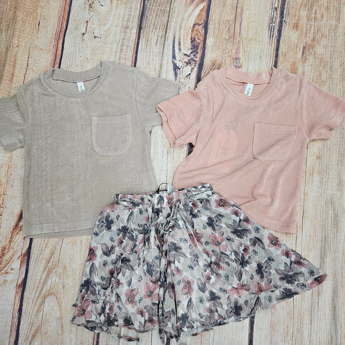 ML KIDS FLORAL SHORTS 0077