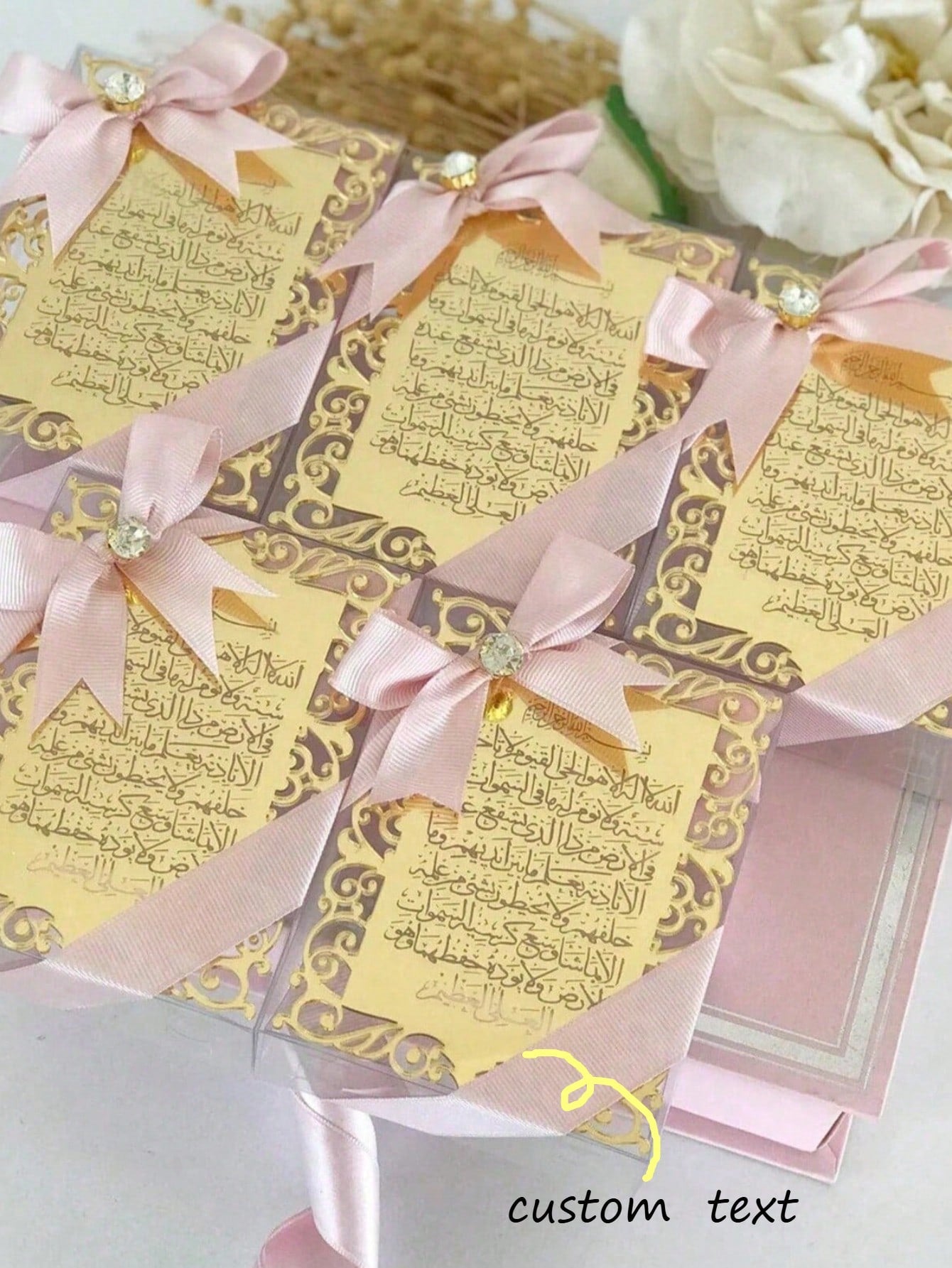 Pink Custom Prayerbead, Tasbih, Eid Decorations, Ramadan Favors, Misbaha, Muslim BabyShower, Islamic Favors, Ameen Gifts, Aqiqah Favors,Valentine's Day Gift,Eid Mubarak Gift
