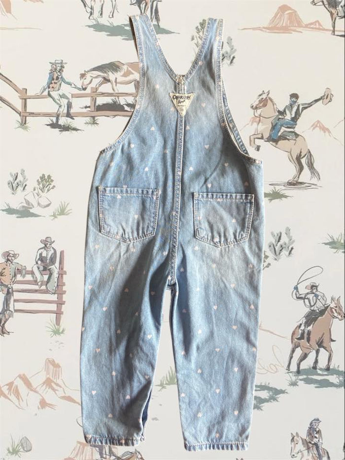 Pre-Loved Oshkosh Heart Overalls NWT *24 Months - Deer Creek Mercantile