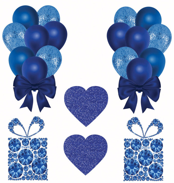 Royal Balloons 3 Half Sheet (Must Purchase 2 Half sheets - You Can Mix & Match)3
