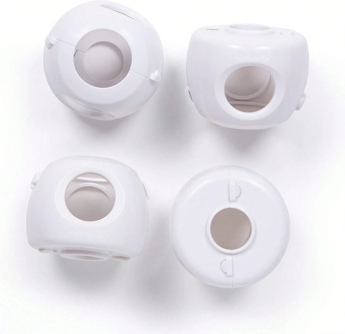 Safety 1st Parent Grip Door Knob Covers, White, One Size,4 Count (Pack Of 1) (HS3260600), Packaging May Vary