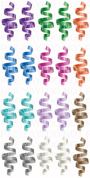 Streamers - Curly Ribbons
