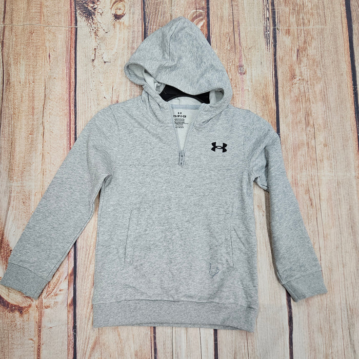 UNDER ARMOUR RIVAL LW 1/4 ZIP HOODIE 6009316-011