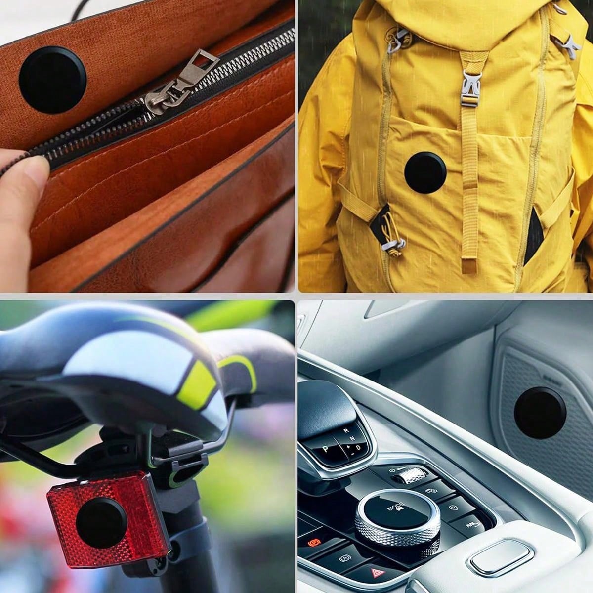 1/2/3/4pcs AirTag GPS Tracker Protective Case, IP68 Waterproof & Shockproof, Compatible With AirTag Pet Collar, Wallet, Bicycle, Keys And Other Accessories
