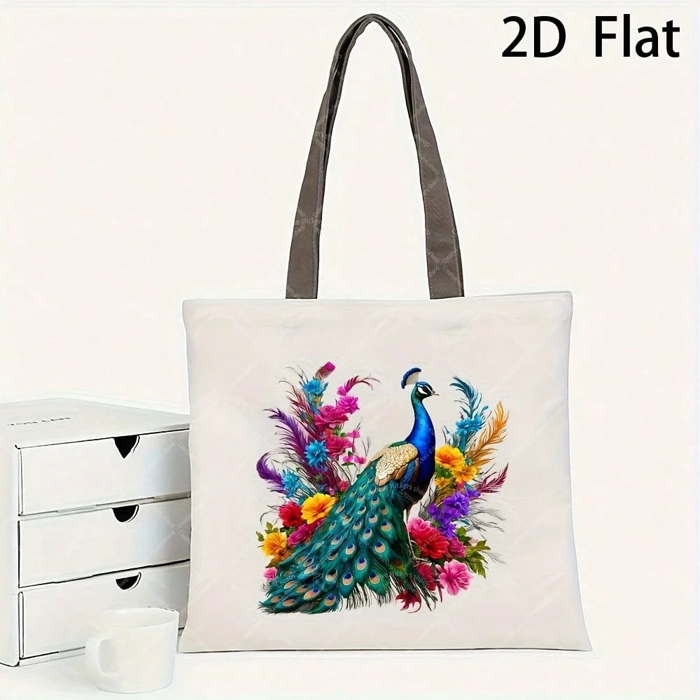 1/2/3PCS Peacock Pattern In Flower Cluster, Suitable For A-Grade Washable Iron-On Transfer Stickers, Applicable To T-Shirts, Masks, Vests, Jackets, Hoodies, Pillows, Jeans, Backpacks, Etc.