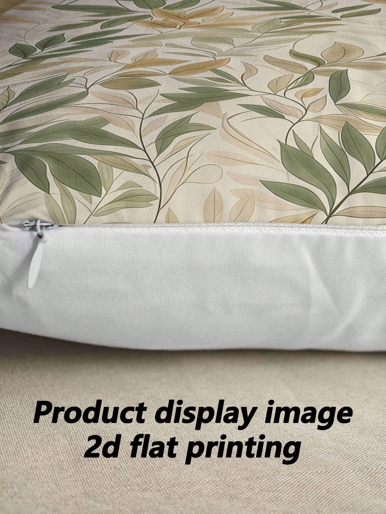 1/2/4pcs Decorative Pillow Covers, Featuring Sunny Green Leaves And Plant Branches Patterns, Adding Cozy Decor To Sofa, Bedroom Or Living Room. These Washable Pillow Covers Are Perfect For Home Decora