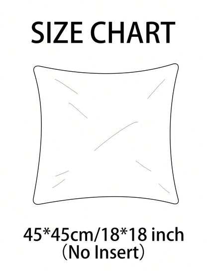 1/2/4pcs Leopard Print Plush Pillow Covers (18*18 Inches/Without Filler), Fashion Printed Square Cushion Covers, Soft Fluffy Throw Pillow Cases For Bedroom, Living Room, Sofa, Chair, Soft & Comfortabl