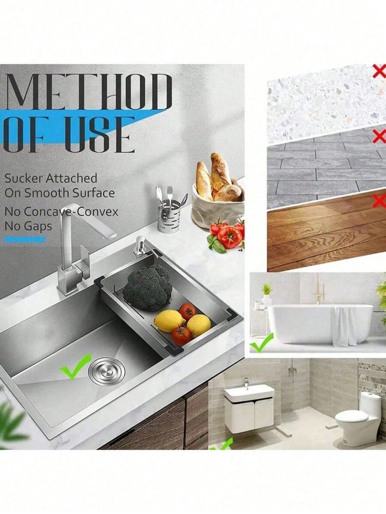 1/2/4pcs Silicone Bathtub Shower Hair Catcher Drain Stopper, Prevent Clogging And Odor, Suitable For Kitchen And Bathroom