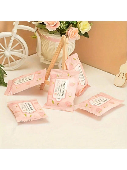 1/2/5 Packs (10 Sheets Per Pack) Disposable Portable Wet Wipes, Non-Woven Cleaning Wet Wipes For Daily Items, Convenient For Carrying Out