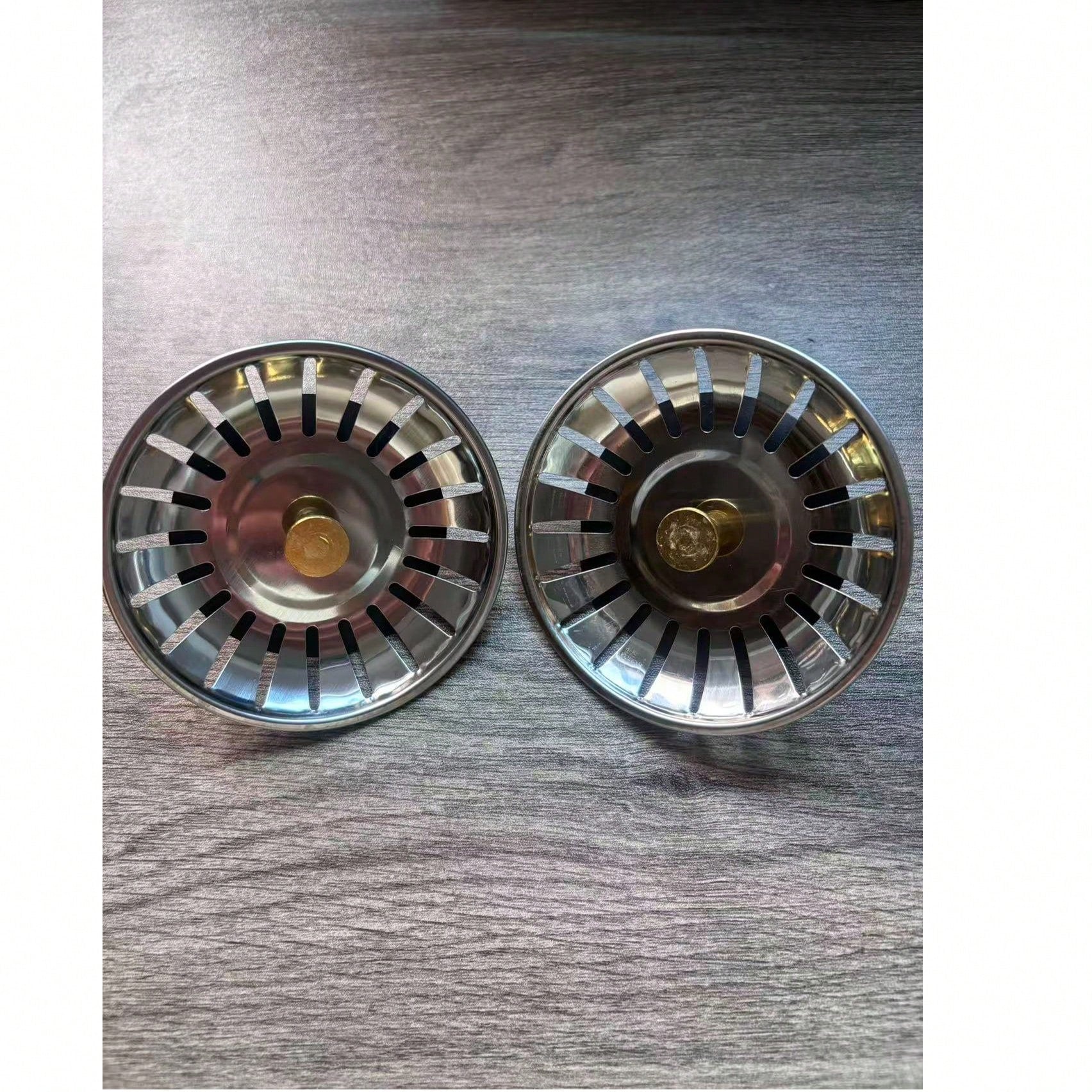 1/2pcs Kitchen Sink Strainer, Stainless Steel Sink Plug, Bathroom Hair Catcher, Sink Drain Filter, Kitchen Drain Tool (Random Color)