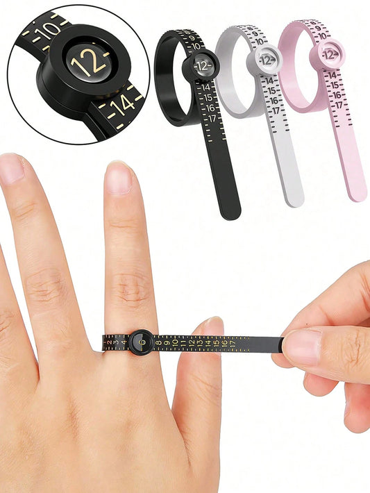 1/2Pcs Mido Ring Measuring Ring US Size Finger Size Adjuster Standard Soft Size Ring Measurement Tool Ring Sizer Measuring Set Reusable Finger Size Gauge Measuring Tool With Magnified Glass Jewelry Si