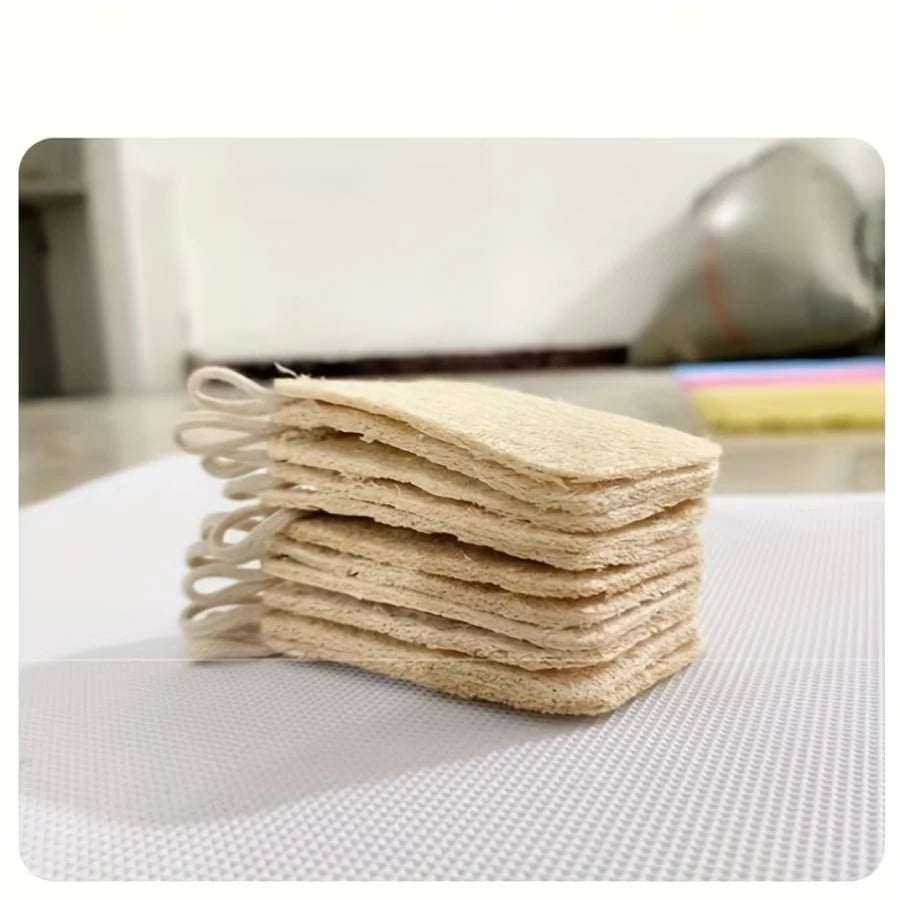 1/3/5/10/20pcs Natural Sponge Dish Scrubbers- Reusable Non-Scratch Kitchen Sponges, High Quality Bathroom, Kitchen And Home Cleaning, Durable And Gentle Dish, Pot, Pan, Cookware Cleaning, Ergonomic D