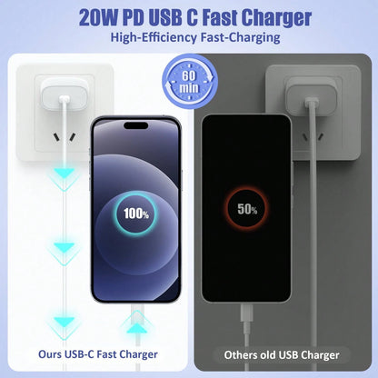 1/3/5pcs Apple Lightning Charging Cable, Fast Charging, 3.3FT/100cm Length, Compatible With IPhone 14 13 12 11 Pro Max Plus