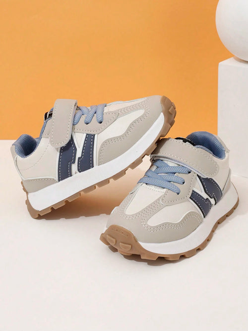 1-3 Years Old Fashion Style Children Sports Shoes, Infant Hook And Loop Toddler Walking Shoes, Kids Soft Casual Sneakers