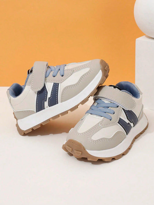 1-3 Years Old Fashion Style Children Sports Shoes, Infant Hook And Loop Toddler Walking Shoes, Kids Soft Casual Sneakers