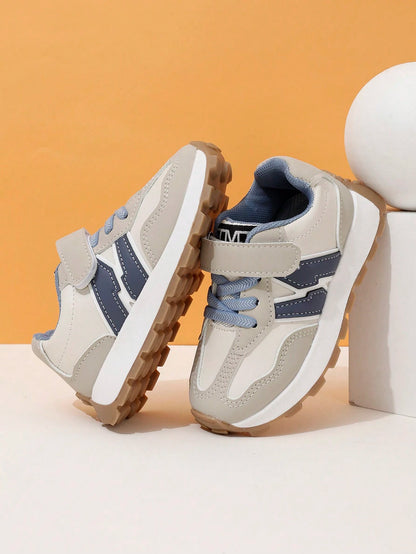 1-3 Years Old Fashion Style Children Sports Shoes, Infant Hook And Loop Toddler Walking Shoes, Kids Soft Casual Sneakers