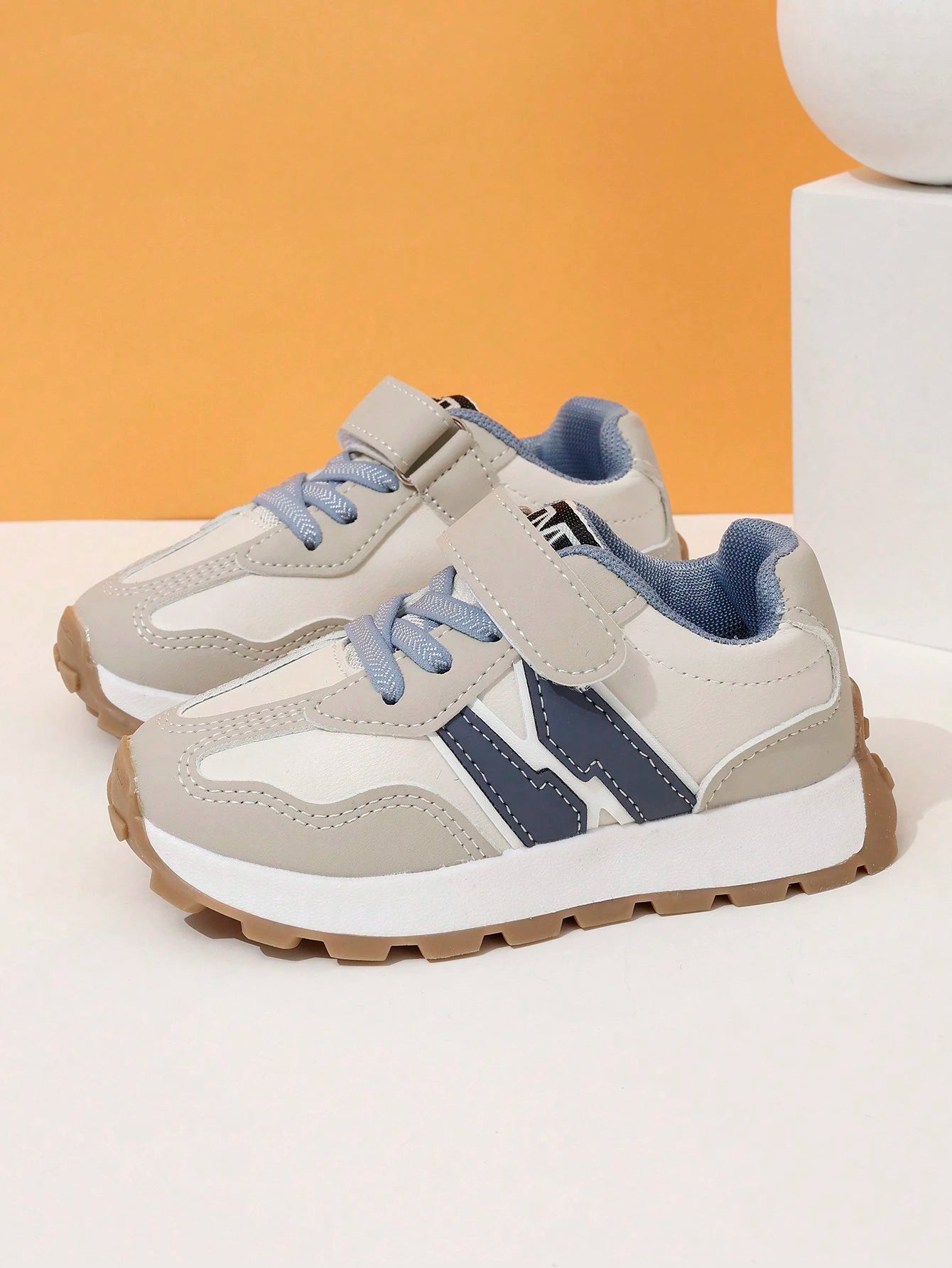 1-3 Years Old Fashion Style Children Sports Shoes, Infant Hook And Loop Toddler Walking Shoes, Kids Soft Casual Sneakers