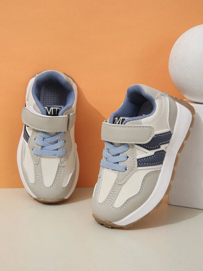 1-3 Years Old Fashion Style Children Sports Shoes, Infant Hook And Loop Toddler Walking Shoes, Kids Soft Casual Sneakers