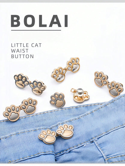 1/4 Sets Adjustable Waistband Buckle No Need To Sew Detachable Jeans Waist Stretch Big Change Small Metal Extender Button,Cute Star Shaped Waist Tightener Buckle Pants Pins For Jeans, Skirts, Pants, C