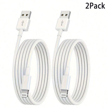 1-4pcs Apple Charging Cable, 3.3ft (Approx. 1m), Compatible Charging Cable, USB To Lightning Fast Charging, Compatible With Iphone 14/13/12/11/11 Pro/11 Max/X/XS/XR/XS Max/8/7, (White), Nan MFi Certif