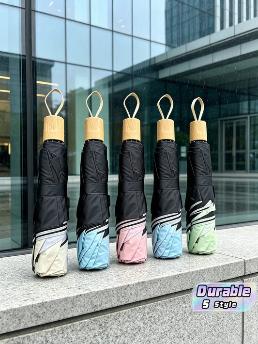 1. Foldable Gradient Sunshade With 18 Layers, Water-Resistant And Sun-Proof, Elegant Design, Helps Cool Down In Summer, Suitable For Beach, Travel, Spring And Summer Outings. Suitable For Both Men And