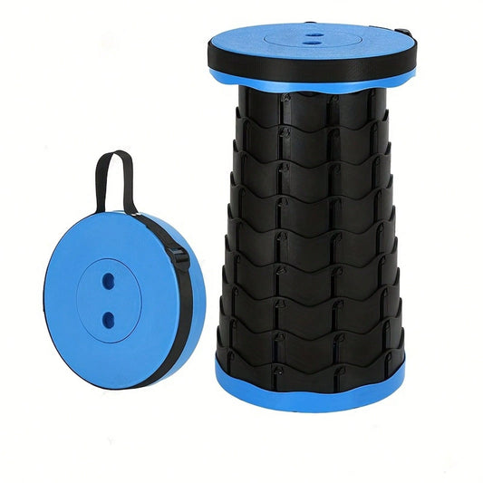 1 Foldable Stool Portable Folding Stool, Telescopic Lightweight Chair For Outdoor Camping, Fishing, Indoor Kitchen Use, Maximum Load Capacity 400 Lbs, Rainbow Colored Stool, Easter Gift