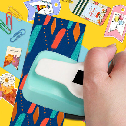 1 Inch (25mm) Flag Label Punch Cutter Tool, Daily Fashion Flag Label Shape, 1 Inch (25mm) Suitable For DIY Portable Paper Crafts, Planner Decoration, Sticker Making, Card Making, Scrapbooking, Student