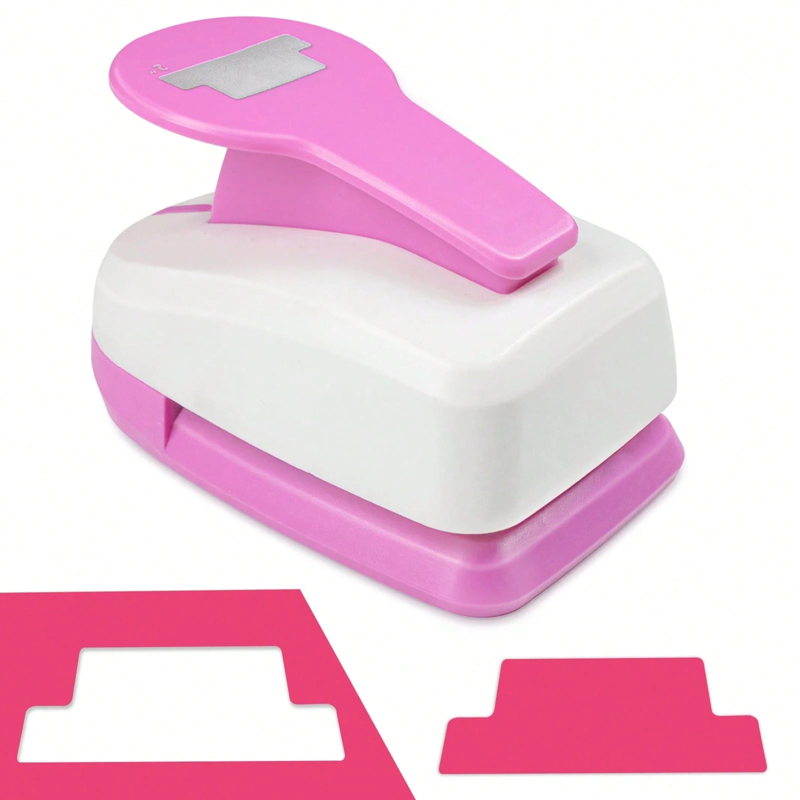 1 Inch (25mm) Flag Label Punch Cutter Tool, Daily Fashion Flag Label Shape, 1 Inch (25mm) Suitable For DIY Portable Paper Crafts, Planner Decoration, Sticker Making, Card Making, Scrapbooking, Student