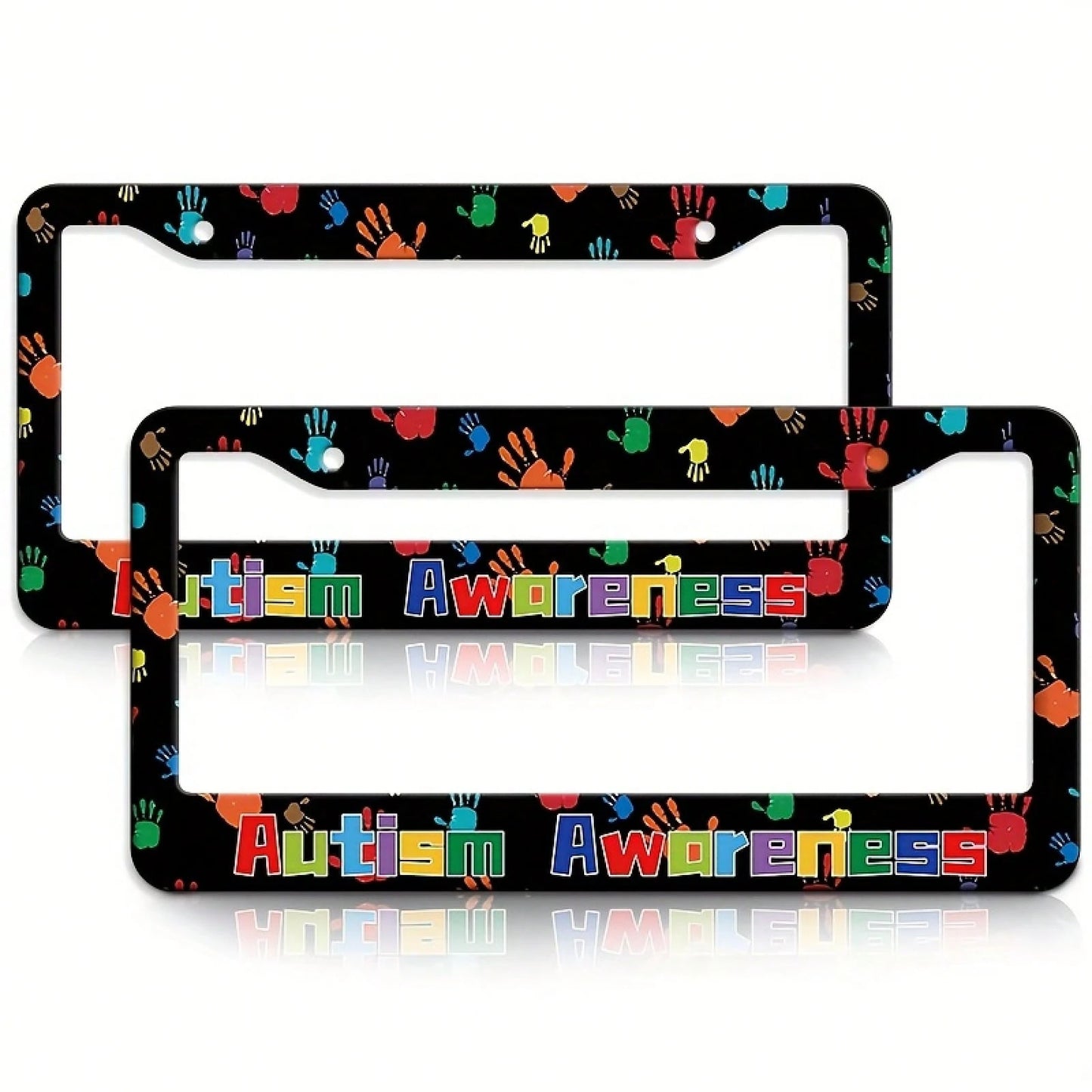 1-Pack, Car License Plate Frame, Aluminum Metal Car License Holder, Suitable For The USA And Canada, Birthday Gifts, Holiday Gifts, Unisex Decorative Car Additions, 16.0X30.99 Cm, 2D Flat