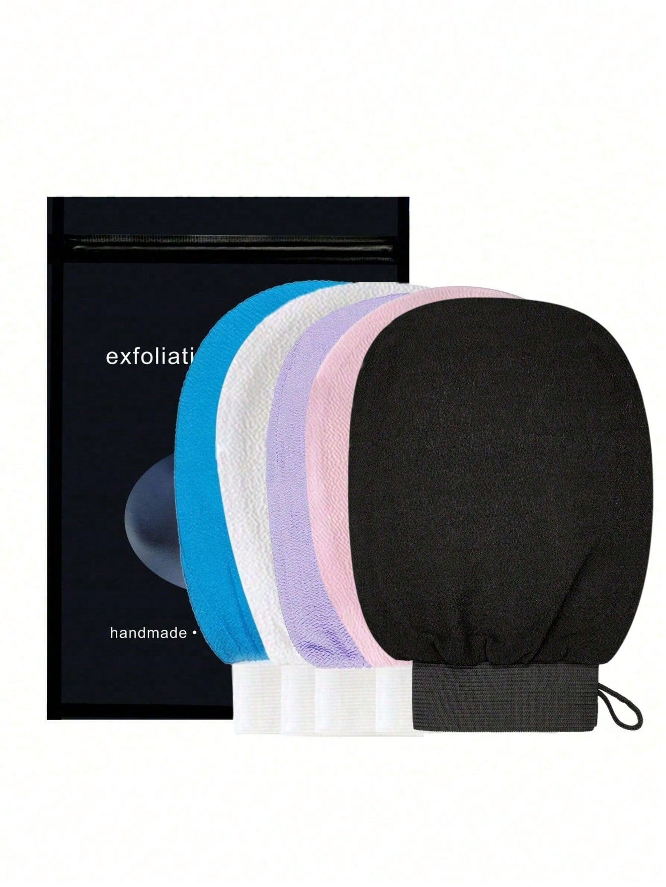 1 Pair/2 Pairs/3 Pairs Of Exfoliating Gloves, Deep Cleansing Gloves, Exfoliating Bath Gloves, Fiber Body Exfoliators, Shower Exfoliating Gloves (For Removing Dead Skin And Dirt), Gentle Skin Revitaliz