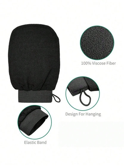 1 Pair/2 Pairs/3 Pairs Of Exfoliating Gloves, Deep Cleansing Gloves, Exfoliating Bath Gloves, Fiber Body Exfoliators, Shower Exfoliating Gloves (For Removing Dead Skin And Dirt), Gentle Skin Revitaliz