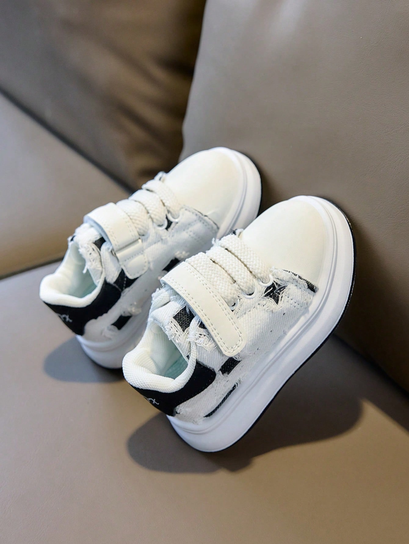 1 Pair Kids Fashion Sports Shoes, Boys And Girls College Style Casual Shoes, Baby Low-Top Sneakers