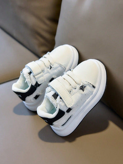 1 Pair Kids Fashion Sports Shoes, Boys And Girls College Style Casual Shoes, Baby Low-Top Sneakers