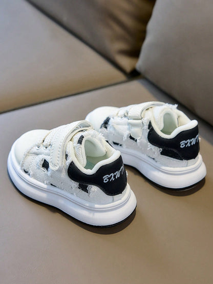 1 Pair Kids Fashion Sports Shoes, Boys And Girls College Style Casual Shoes, Baby Low-Top Sneakers