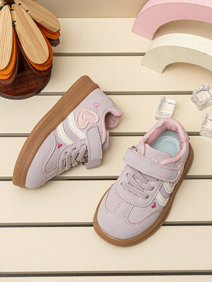 1 Pair Kids Spring/Autumn Soft Sole Non-Slip Lightweight Comfortable Sports Shoes, Fashionable Versatile Style