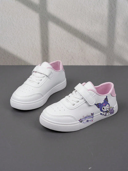 1 Pair Sanrio Fashionable & Affordable Shoes, Casual Sports Children's Shoes, Durable Basketball Shoes, Suitable For Daily Wear And Outdoor Activities, Christmas Gift, Light-Up Shoes, Outdoor Play Sho