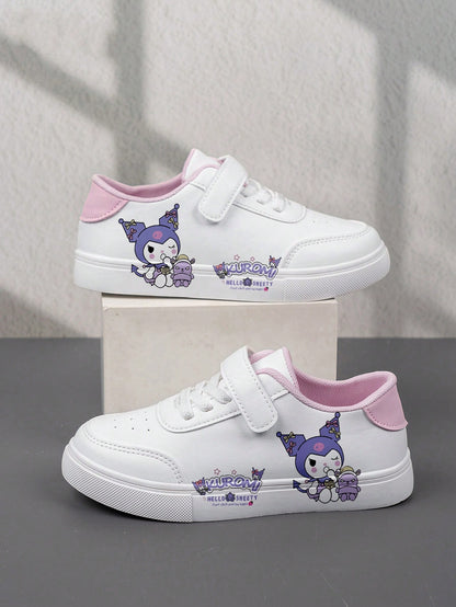 1 Pair Sanrio Fashionable & Affordable Shoes, Casual Sports Children's Shoes, Durable Basketball Shoes, Suitable For Daily Wear And Outdoor Activities, Christmas Gift, Light-Up Shoes, Outdoor Play Sho