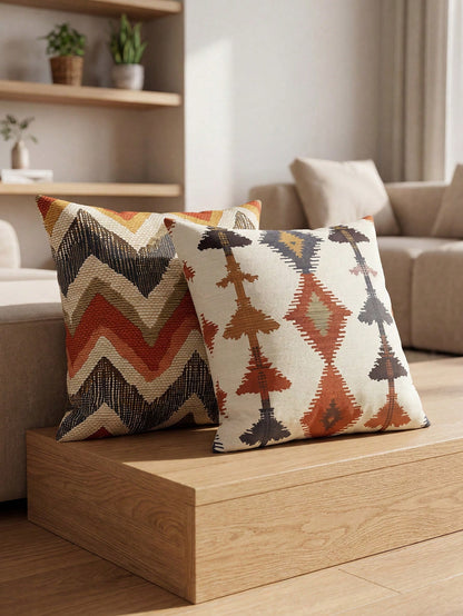 1 Piece, Bohemian Retro Pillow Cover, Material Polyester Fiber, Sofa Home Office Decoration