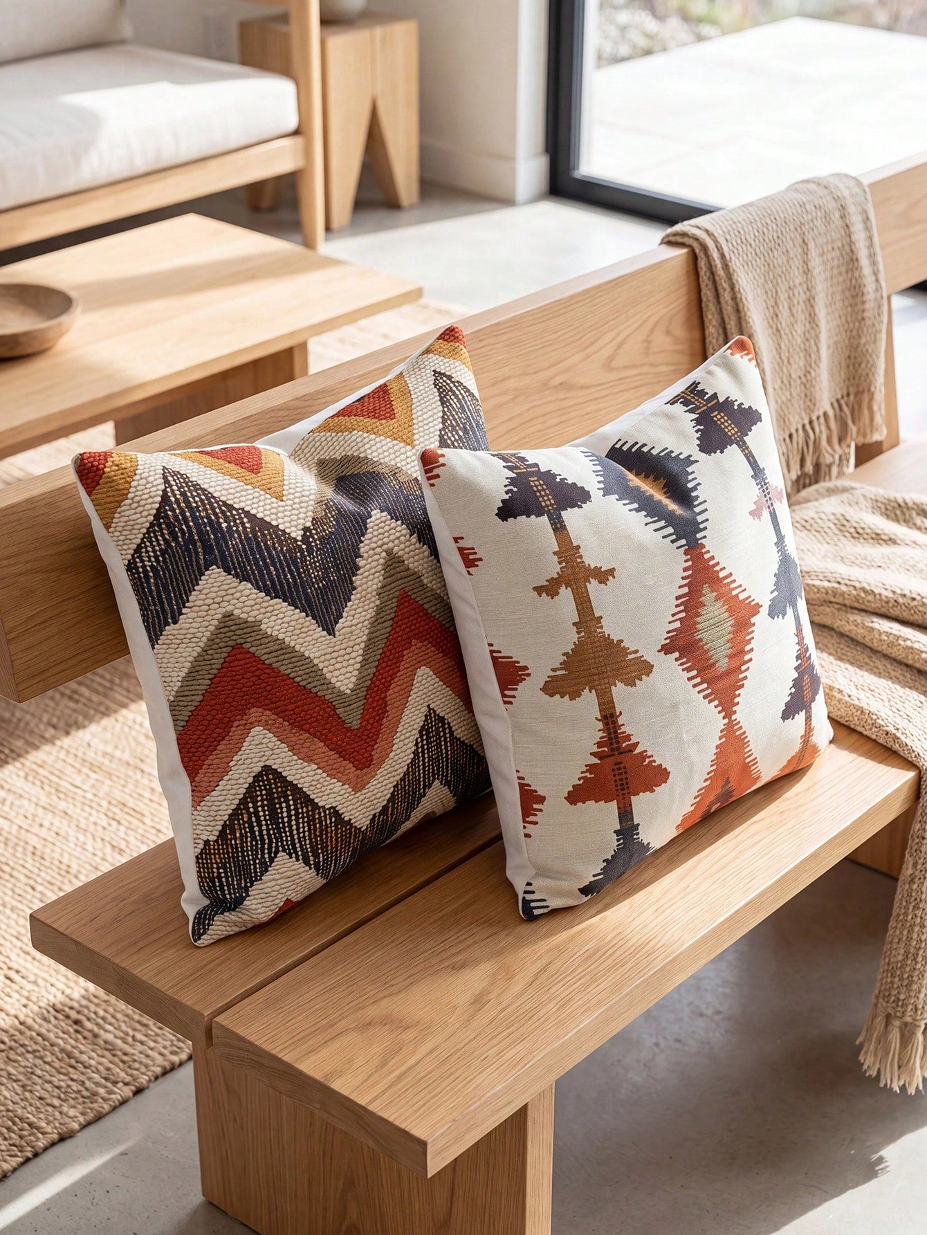 1 Piece, Bohemian Retro Pillow Cover, Material Polyester Fiber, Sofa Home Office Decoration