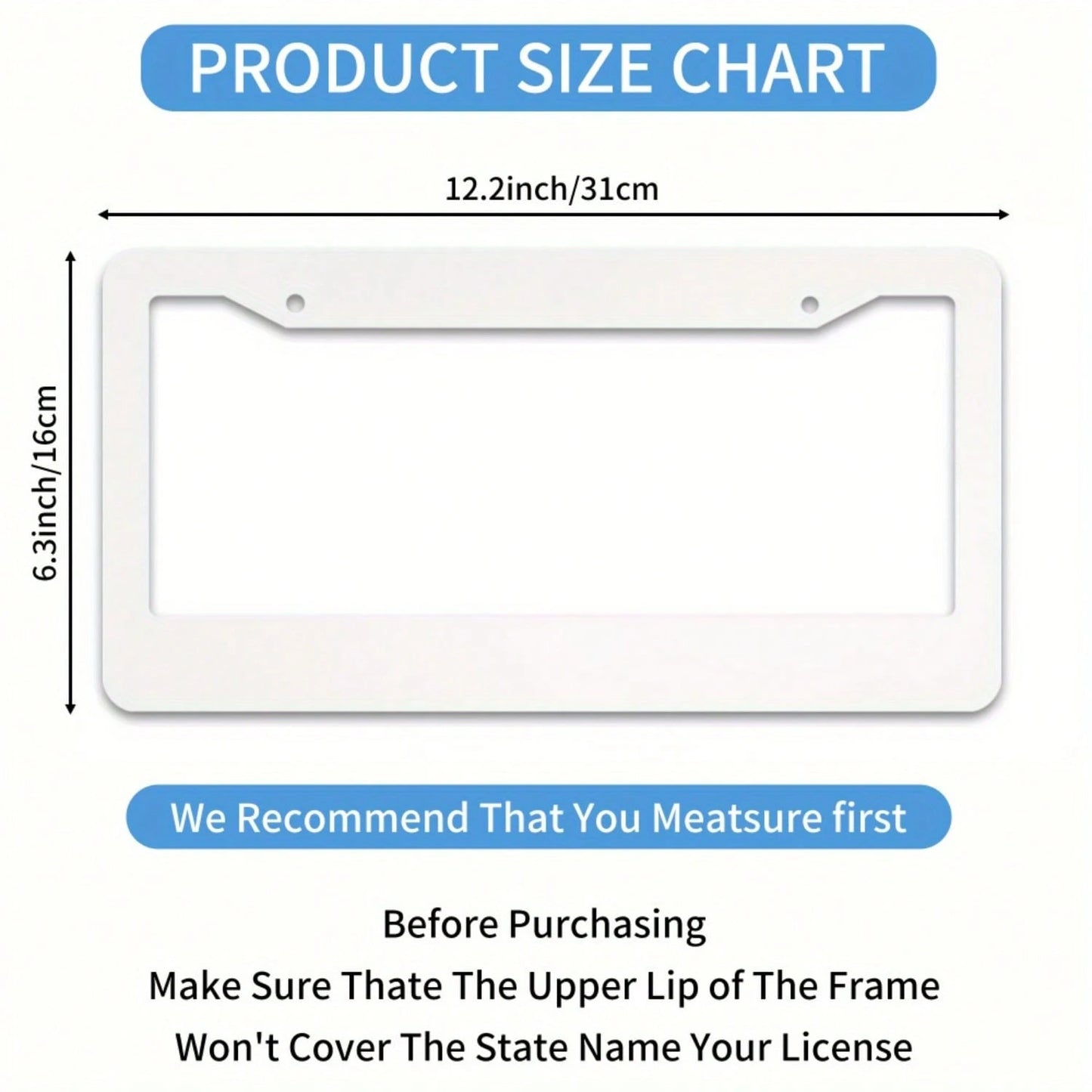 1 Piece Of Aluminum Leopard/Zebra Pattern Double-Hole License Plate Frame, Durable And Stylish Car Exterior Accessory, Size 12.2* 6.3inch,Moto,Front Rear Plate Frame,Car Acessesories>Essentials