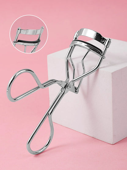 1 Portable Black Eyelash Curler With 5 Silicone Pads, 1 Eyelash Curler, Long-Lasting Shaping For Bigger Eyes, Non-Damaging For Daily Makeup Eyelash Curling,Makeup,Cheap,Room Decor,Vanity,Travel,Bedroo