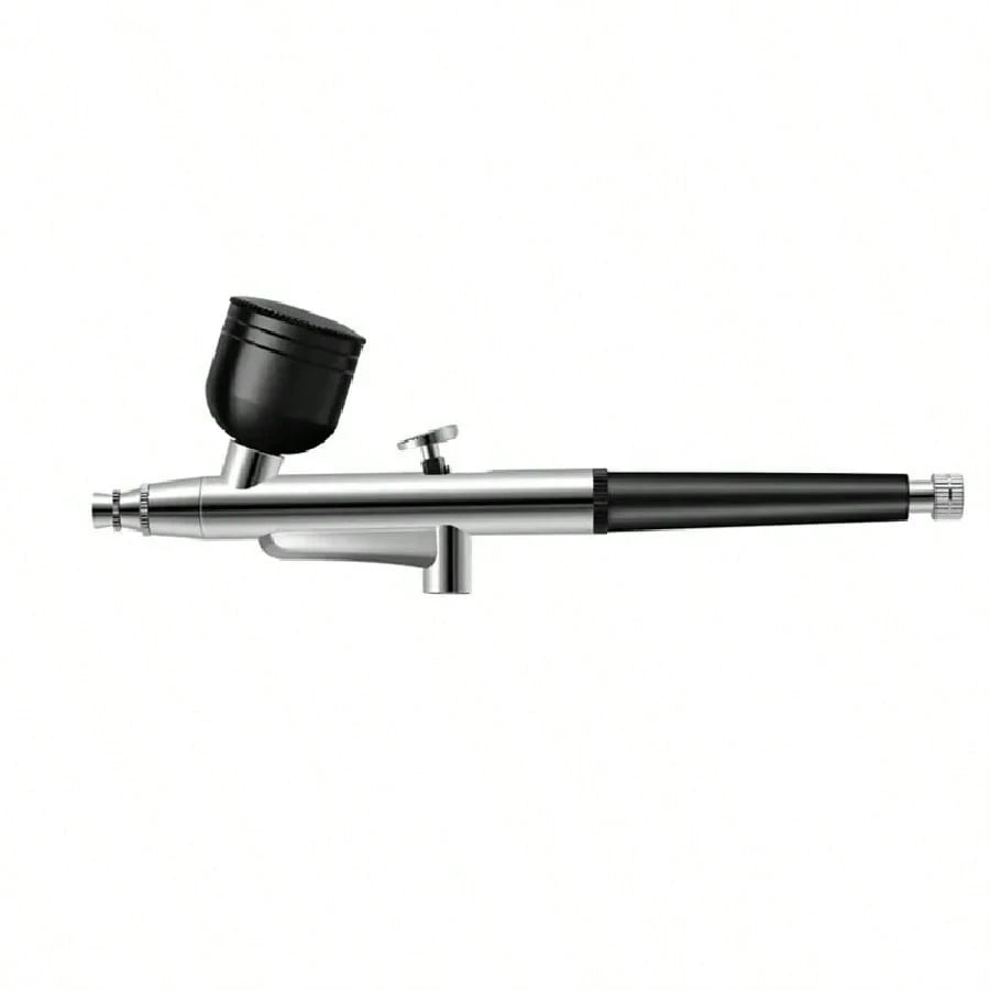 1 Set 0.3mm Single-Action Airbrush With 10ml Metal Cup, Trigger-Style Airbrush, Suitable For Model Cake Art, Nail Art, Crafts, Compatible With Most Airbrush Compressors