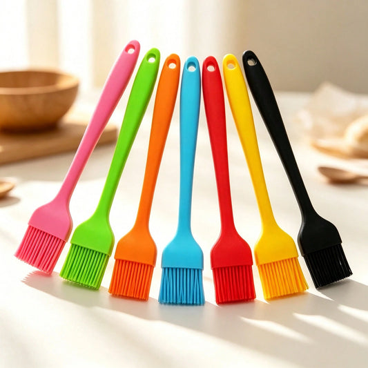 1 Set Heat-Resistant Cooking Brush, Suitable For Oil, Butter, Sauce, Grilling, BBQ, Kitchen Baking And Cooking Food Brush