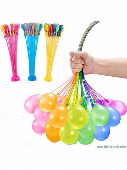 1 Set Tropical Color Self-Sealing Water Bomb Balloons, Summer Fun Water Play Game Toys, Tropical Party Balloons, Thickened And Enlarged Latex Material, Suitable For Outdoor Camping, Beach, Swimming Po
